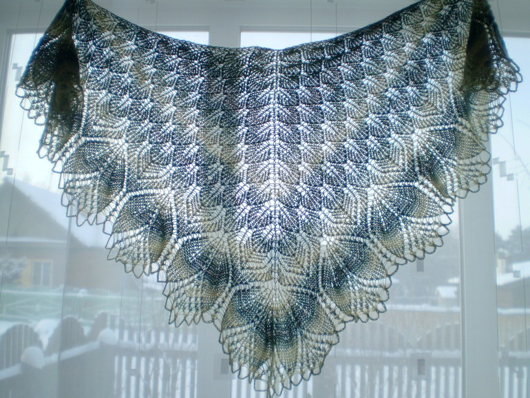 Свяжу шаль Харуни на заказ