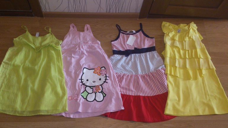 Летний гардероб Златы.