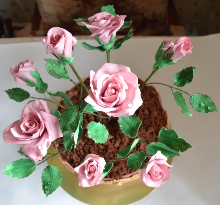 Торт " Розы"