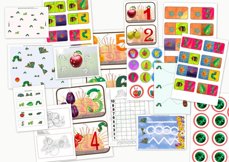 Очень голодная гусеница