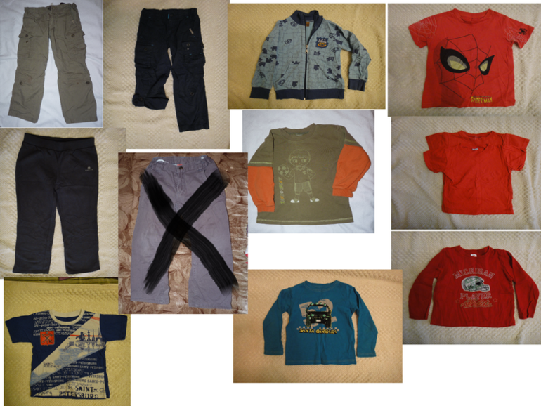 Пакет вещей на рост 110, 1700р. (Москва)