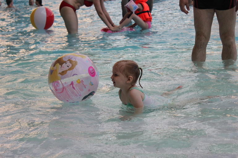 В аквапарке