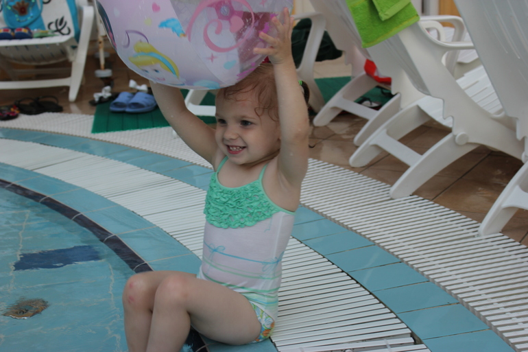 В аквапарке