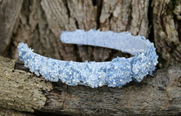 Джинсовый ободочек