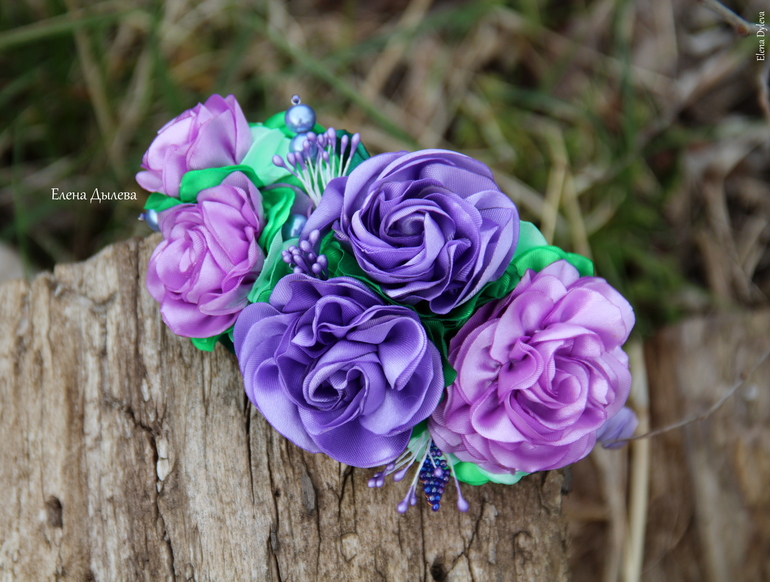 Ободок "Сиреневые грезы"