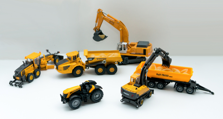 Строительная техника масштаб 1:87