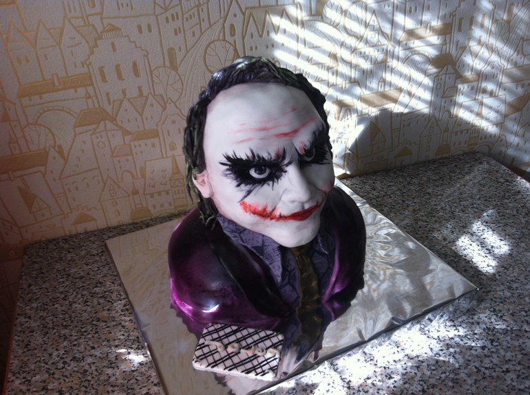 Торт 3Д Джокер из "Бетман"