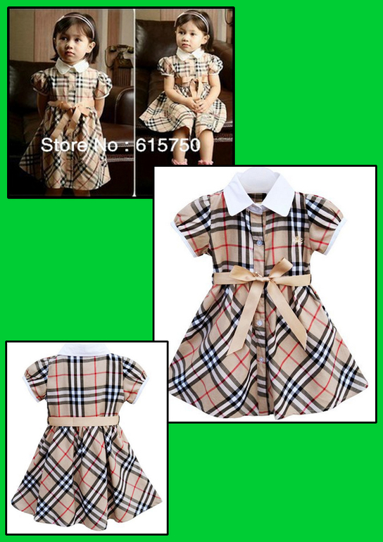 2 790 тг (594 руб) Классическое платье в клеточку от Fashion Kids