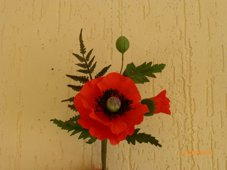 Очередные цветы с курсов Жанны Рябковой,спасибо всем девочкам за доброжелательную обстановку!Прошу вниманию МАК и ЛИЗИАНТУС