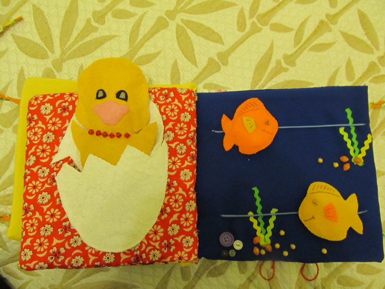 Развивающая книжка для нашей малышки.