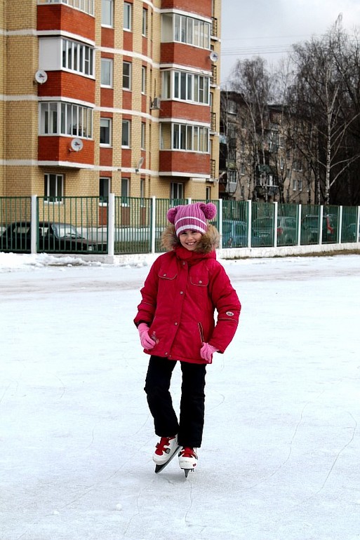 А после блинчиков на каток=) 02.03.14г.