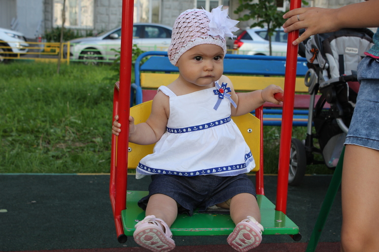 Малышке Ангелиночке 9 -10 мес)))