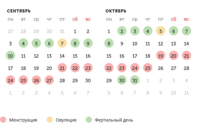 Калькулятор овуляции