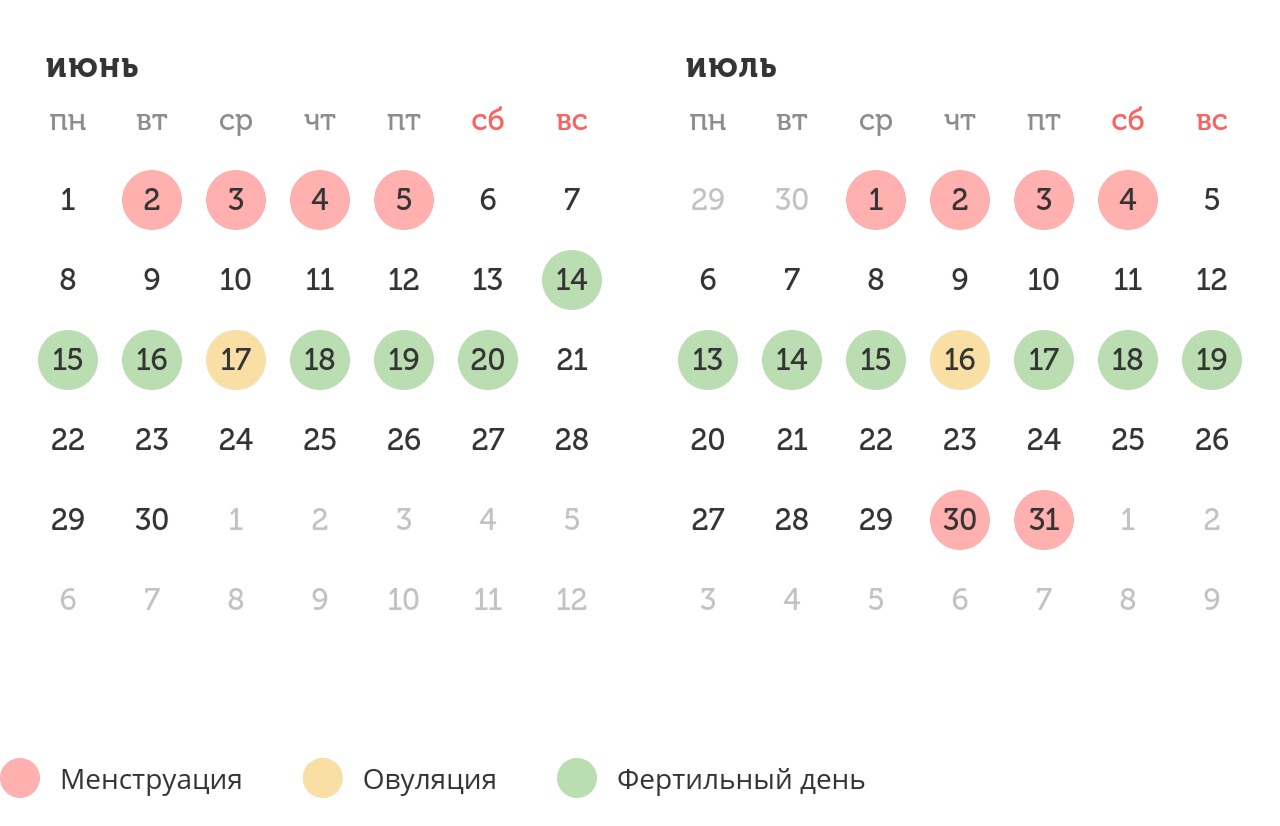 Калькулятор овуляции