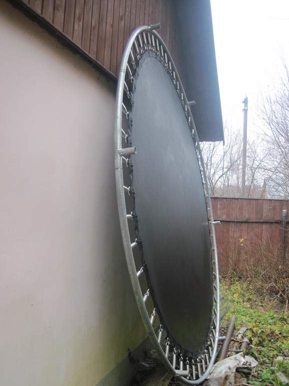 Как мы отправляли  Батут на зимовку!