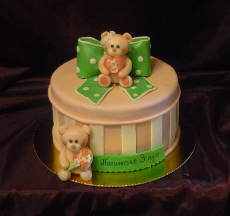 тортик с мишками