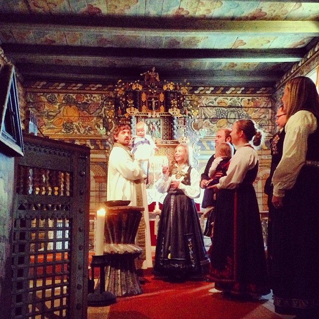 Крещение младенцев по-норвежски dåpsmiddag