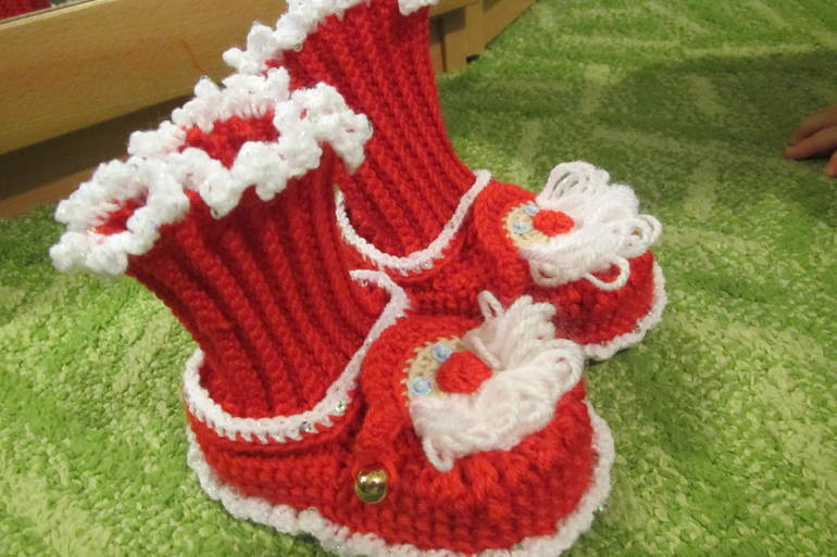 Пинетки Дед Морозик!