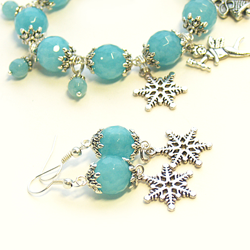 Браслет и серьги