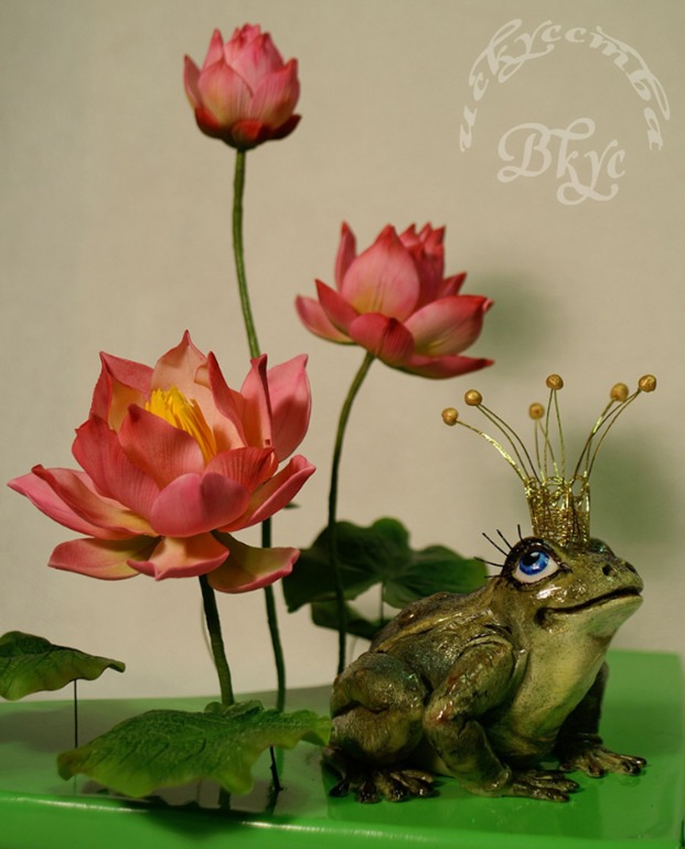 Царевна-лягушка и лотосы)))