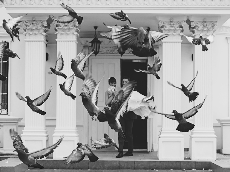 Рита и Андрей (немного ч/б)