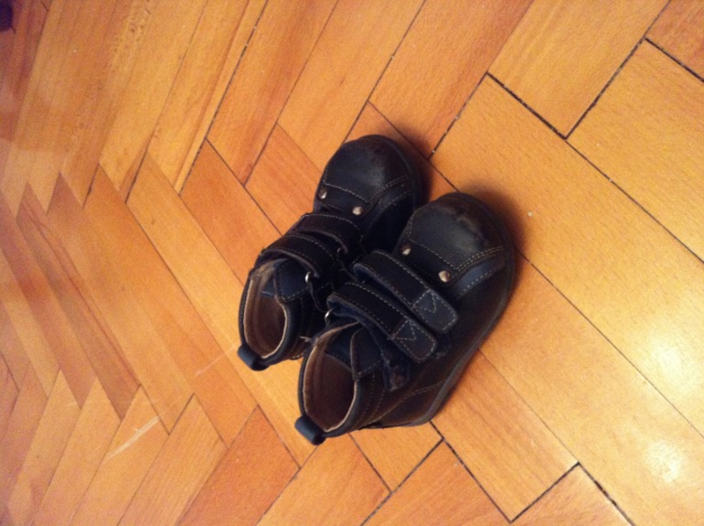 Кожаные ортопедические ботиночки. Размер 21. Цена 300 р.