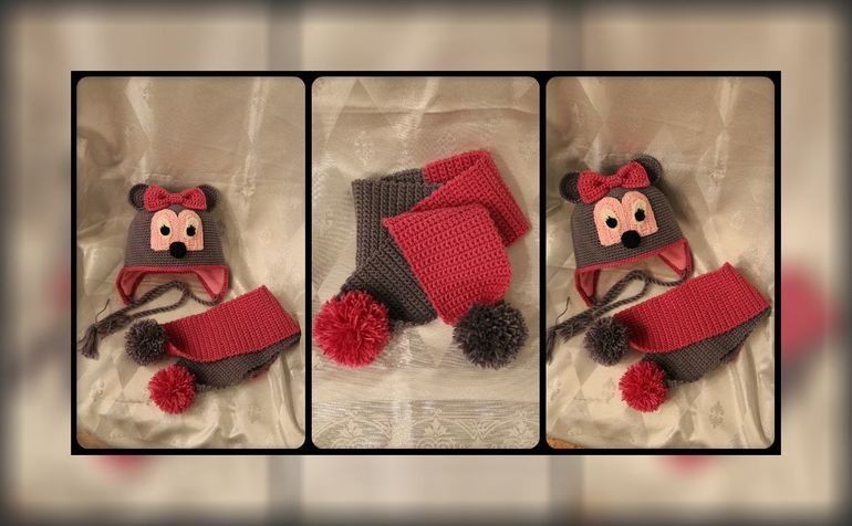 Моя очередная работа на заказ))))Шапочка+Шарфик