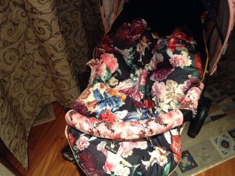 Моя зимняя коляска Esspero X-Drive pink.