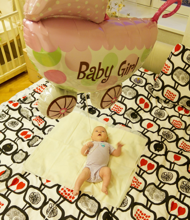 Как мы подросли! Фоторепортаж 2-го месяца жизни!