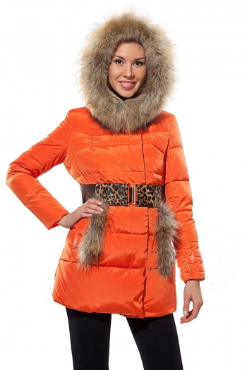 Продаю новый пуховик Miss Fofo оранжевый XS S M Низкие цены! Доставка!