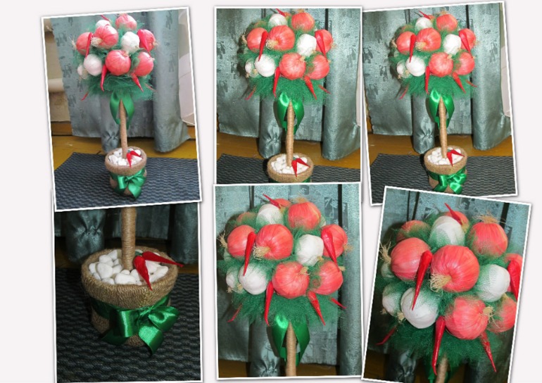 топиарии, летающие кружки