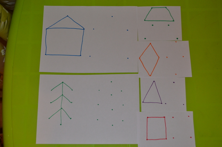 Задания с наклейками и фломастерами(и не только) или неделя на больничном без принтера :)