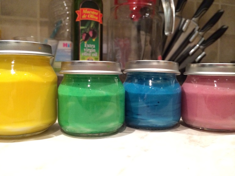 Как приготовить пальчиковые краски самой?!