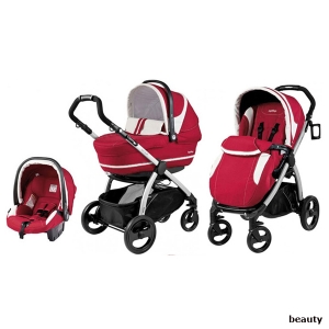 Детская коляска 3 в 1 Peg-Perego Book на шасси Chassis black/silver (Пег Перего)