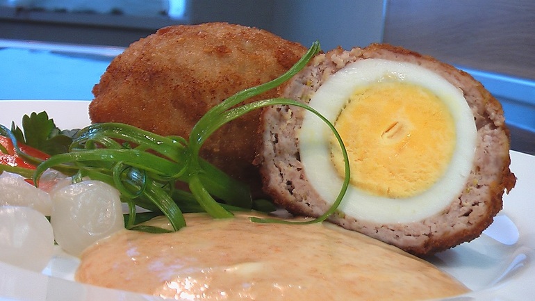 Яйца по-шотландски видео рецепт