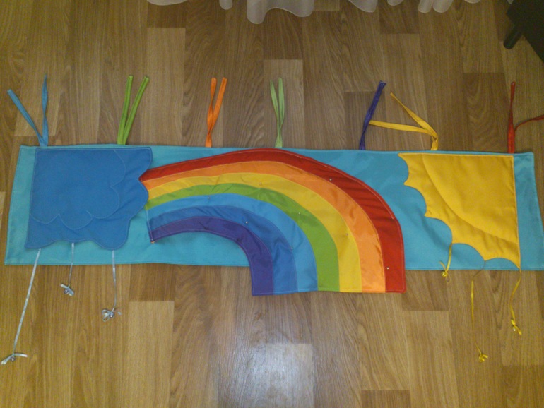 Сшила ламбрекен сынуле в садик