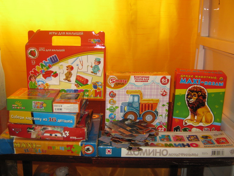 Отчётик про наши пазлы