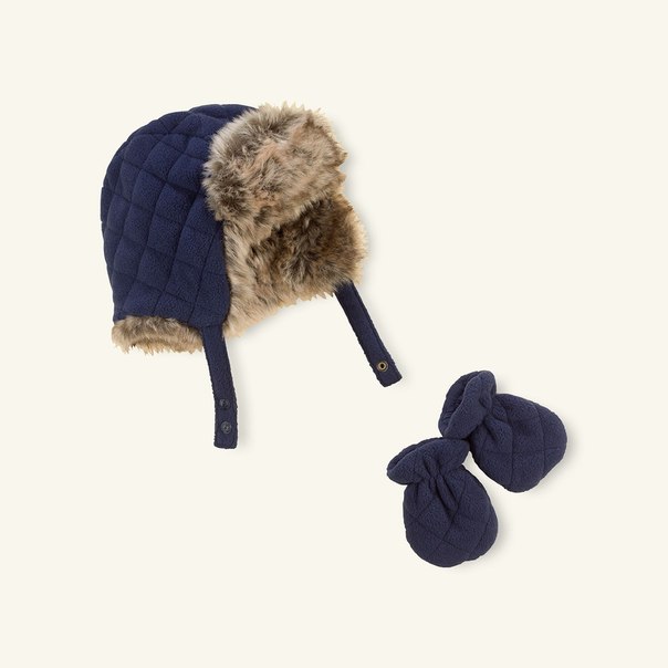Комплект шапка+ рукавички. Ralph Lauren.0-3 месяца