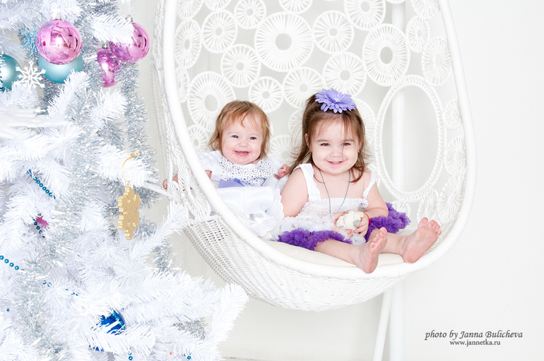 Новогодняя фотосессия в красивой и уютной студии Fusion (м. Фили)