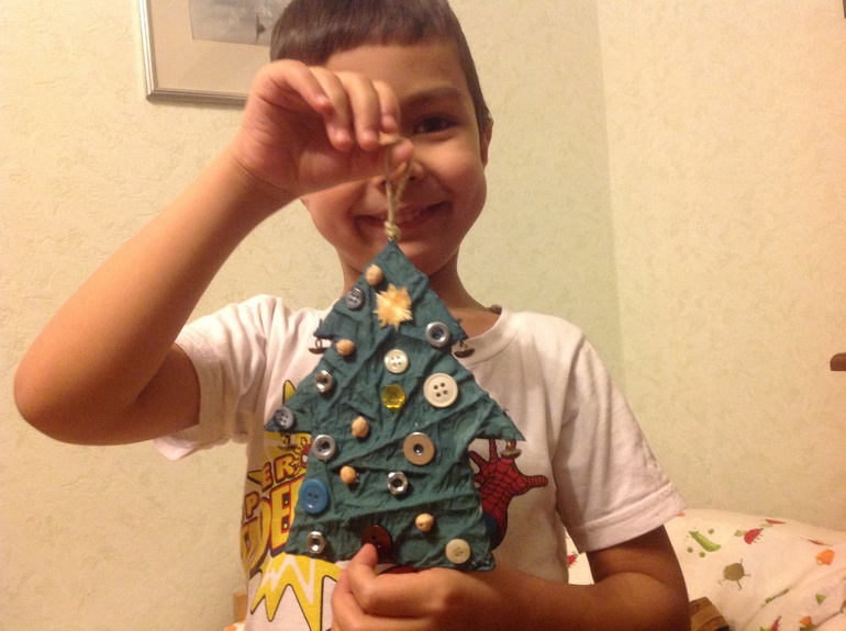 Наши елки в детский сад!  2014г