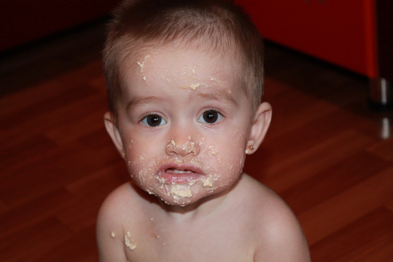 Мини тортик дочери на 1 год