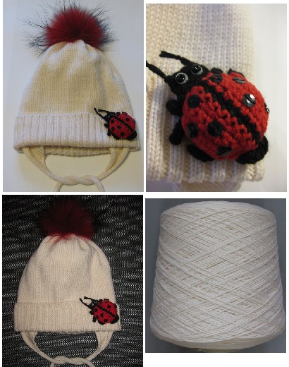 Тёплая детская шапочка.