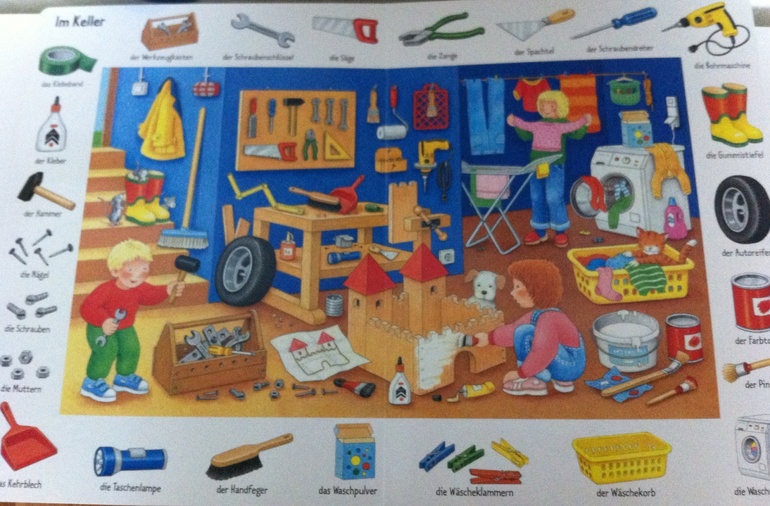 Книга для поиска(18мес+) на немецком