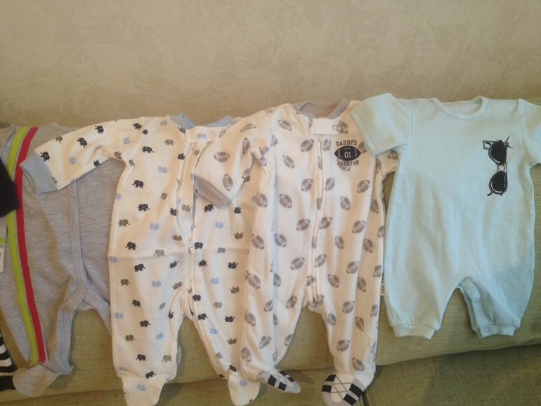 Ну вот я и получила вещички для сынули Carters, Next