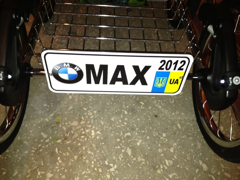 Номер на коляску и Фонарик на коляску Kiddy Lights Lichter