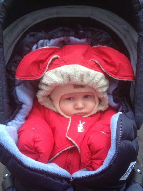 Наш  Зимний конверт для детей Heitmann Felle Eisbarchen, синий