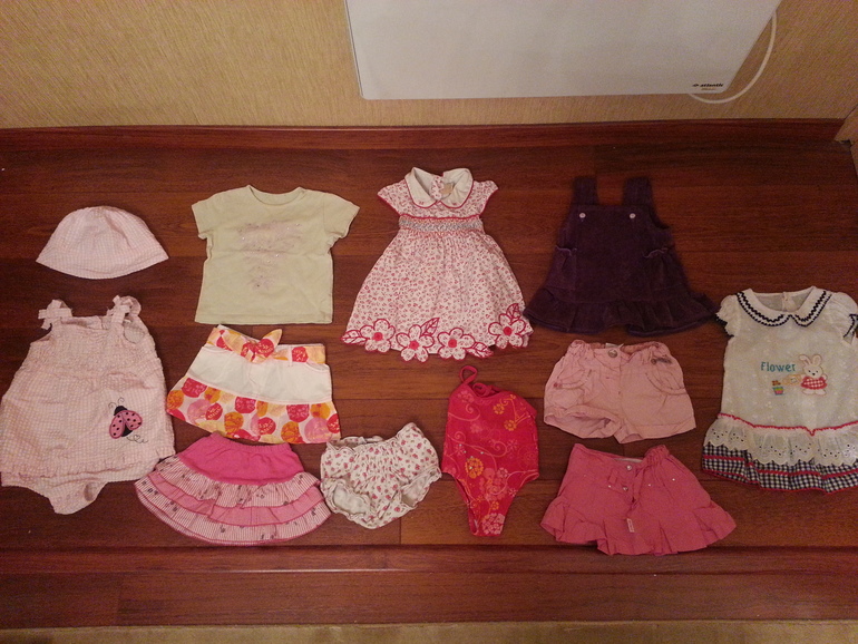 Одежда на лето(6-12 мес или до 80 см.)