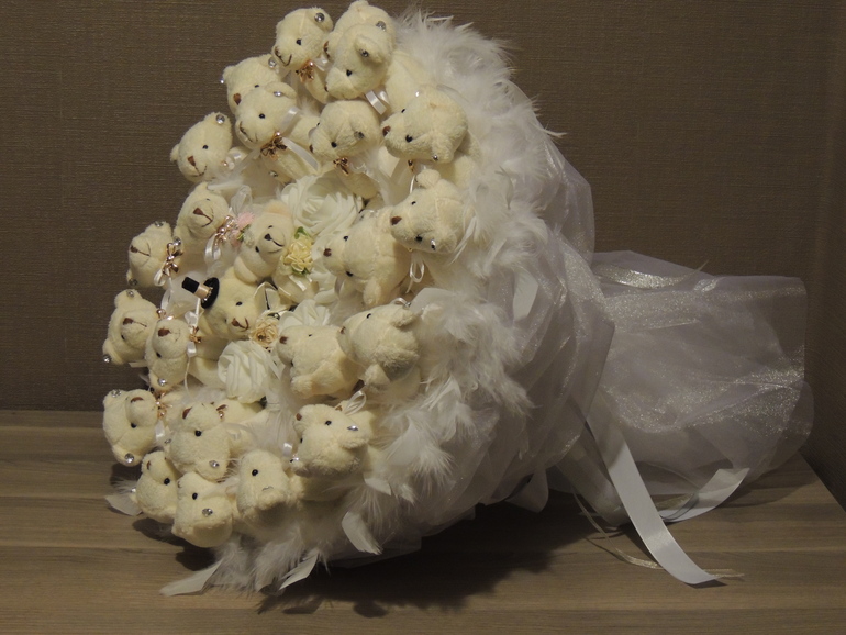 Букет из игрушек "Большая свадьба"