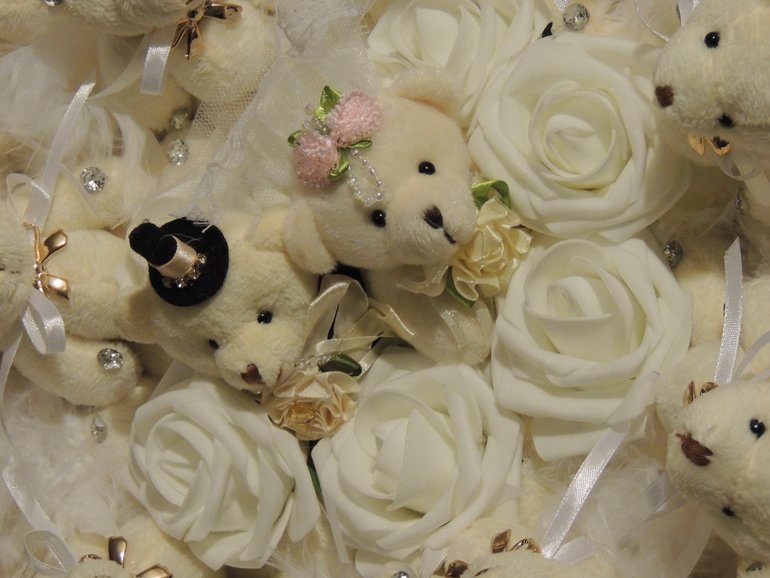 Букет из игрушек "Большая свадьба"