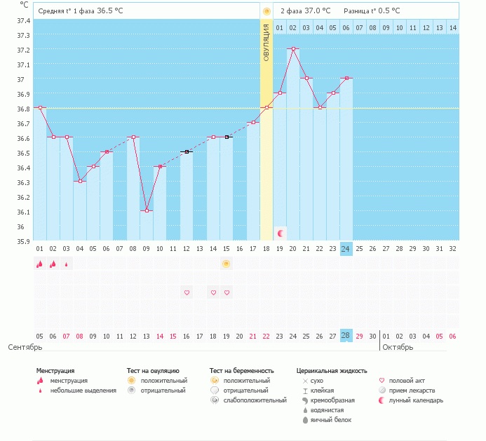 Девочки, посмотрите, может мой график беременный? Есть ли у меня надежда?